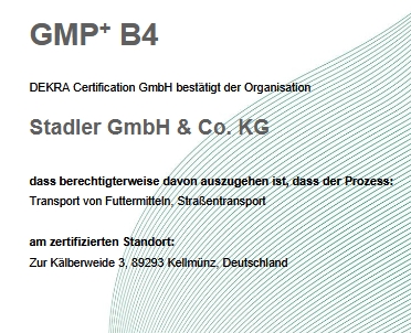 Zertifikat GMP B4